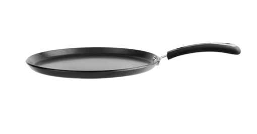 Vinod Hanos Non-Stick Dosa Tawa 30 cm Diameter, Hard Anodised Non-Stick Coating with Bakelite Riveted Handle - 5.25 mm Thickness, Black (Induction and Gas Stove Friendly) - Image 2